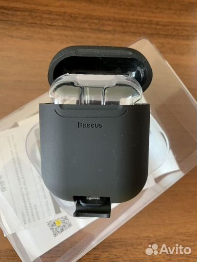 Чехол для беспроводной зарядки apple airpods 1