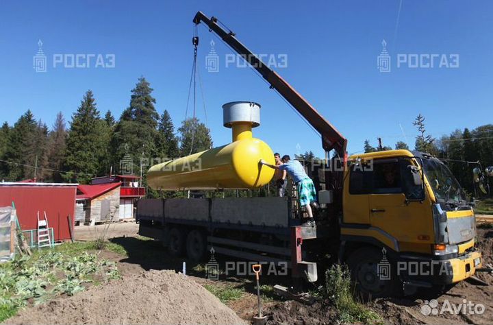 Монтаж газгольдера