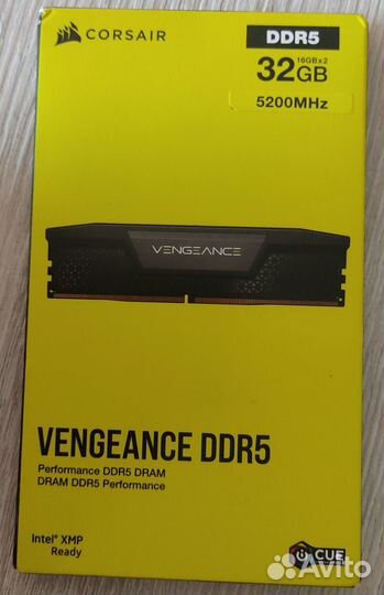 Corsair vengeance ddr5 32gb 2x16gb 5200MHz