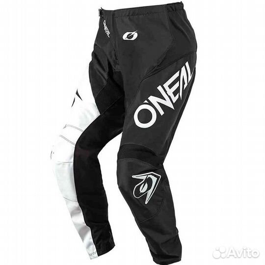 Мотоштаны Oneal Element-racewear-21-pants black-wh