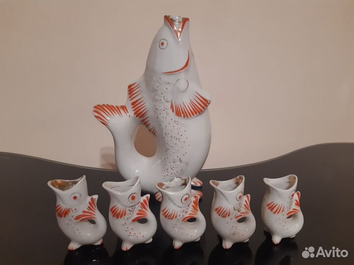 Графин и 5 стопок 