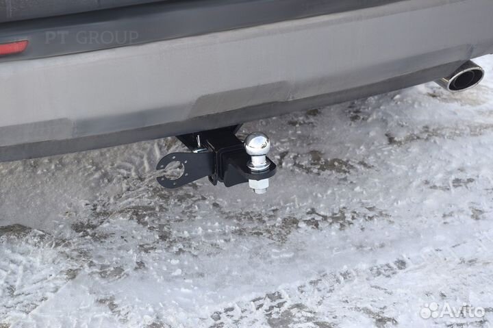 Фаркоп на Toyota Rav4 2019- съемный квадрат