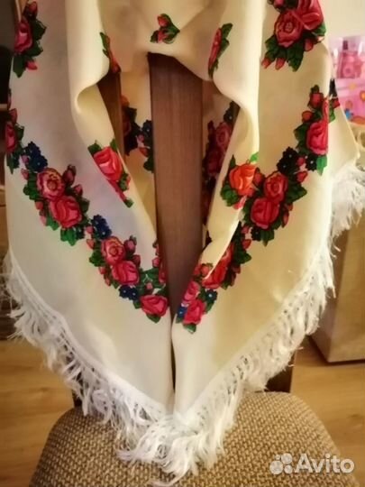 Платок шаль шерсть