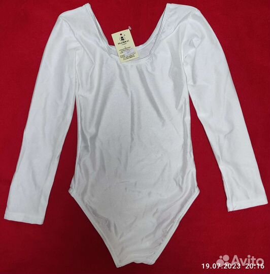 Купальник для гимнастики длинный рукав