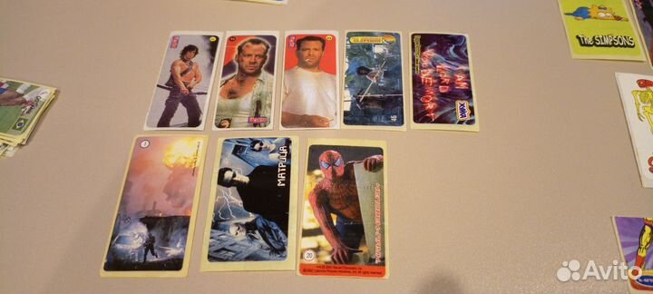 Наклейки из-под жвачек из 90-х, 2000-х