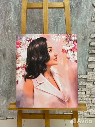 Портрет на холсте по фотографии