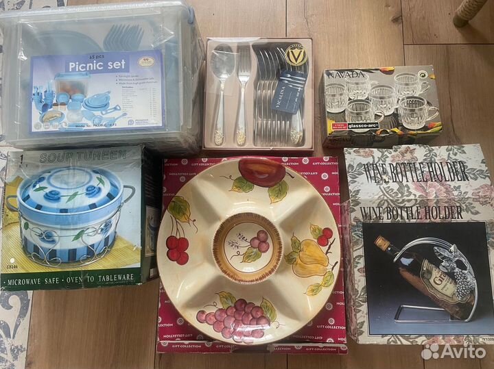 Наборы разной посуды для кухни