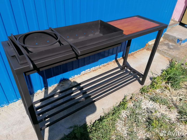 Мангал в стиле лофт