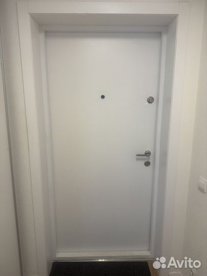 Дверь входная белая пик