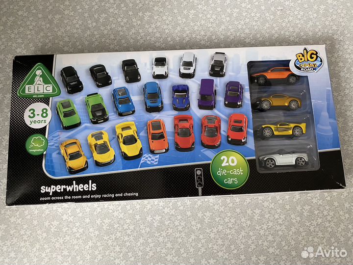 Машинки на супер колесах ELC