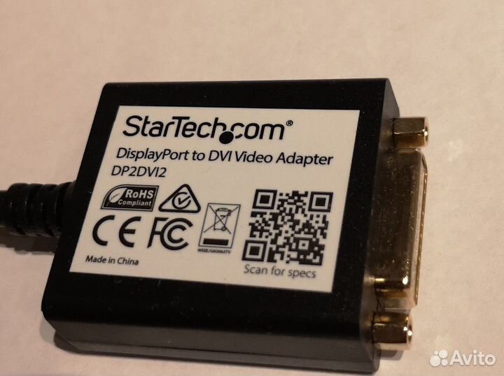 Переходник DisplayPort на DVI