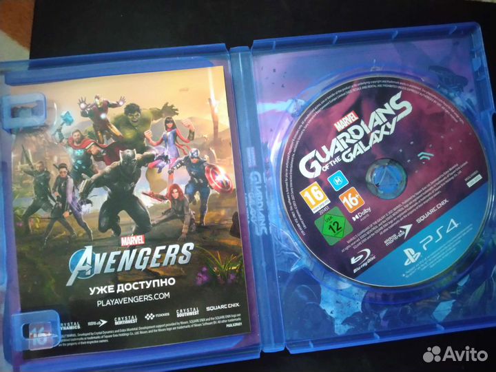 Стражи Галактики Диск PS4