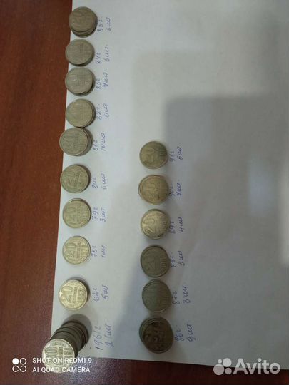 Монеты, номиналом 20 коп