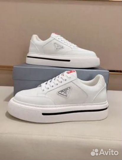 Кеды мужские Prada 3 D, кожа натуральная