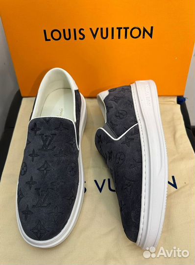 3 Цвета Мужские Слипоны Louis Vuitton Premium