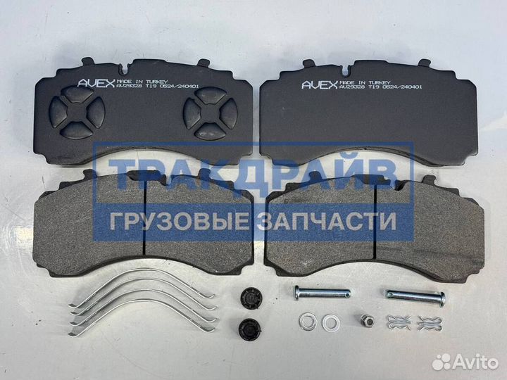 Колодки тормозные для полуприцепов Шмитц 29328