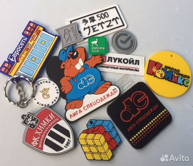 Этикетки, брелоки пвх, изготовление