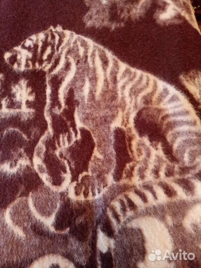 Одеяло ч/ш СССР и Плед махеровый 100