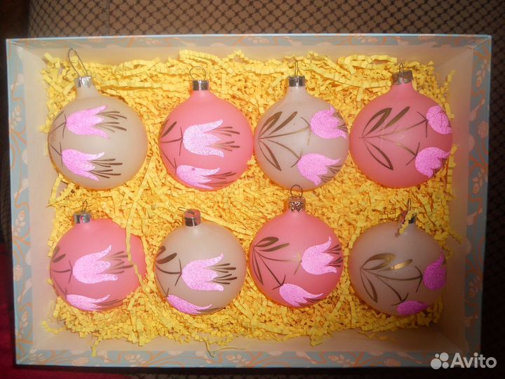 Набор елочных шаров гдр