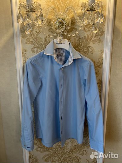 Рубашка школьная на мальчика 134 см (9лет)