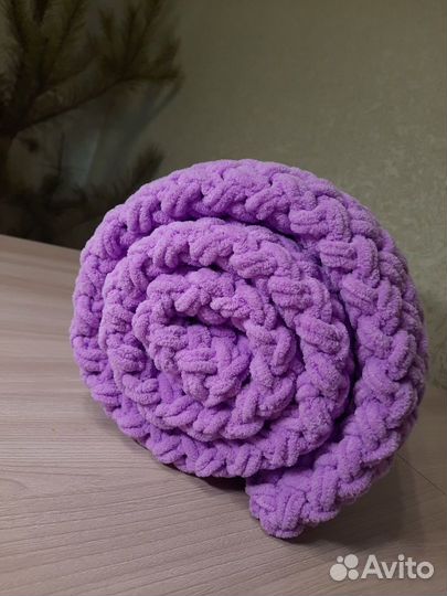 Вязанный плед детский