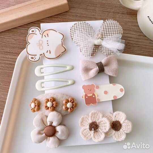 Детские заколки для волос в наборе