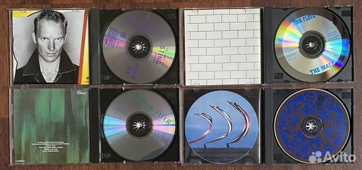 CD диски 90-х годов. Pink floyd,Queen