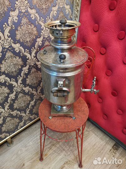 Самовар Старинный Медали Царизм Большой Рабочий