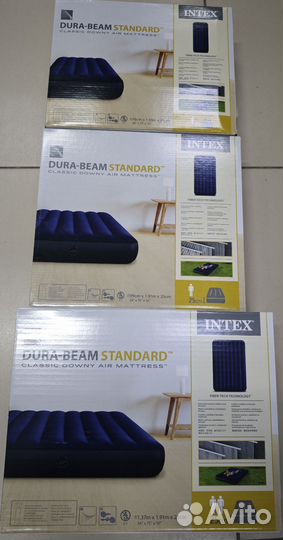 Надувной матрас intex 76-183см