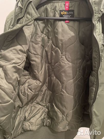 Куртка Alpha Industries MA-1 hooded RIB