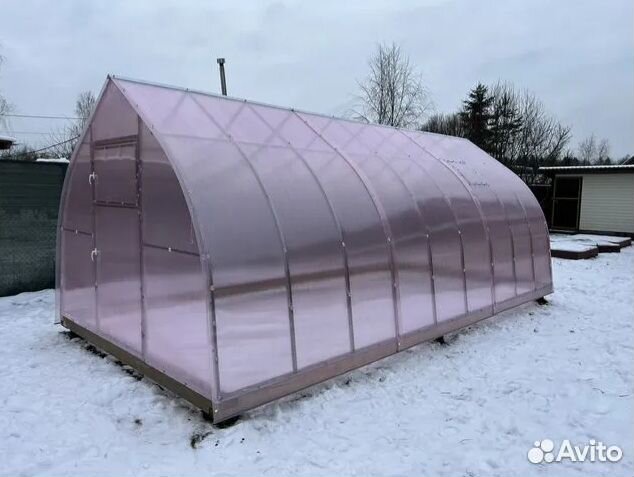 Теплицы. Дуги 20х40 мм. Поликарбонат 4-6 мм