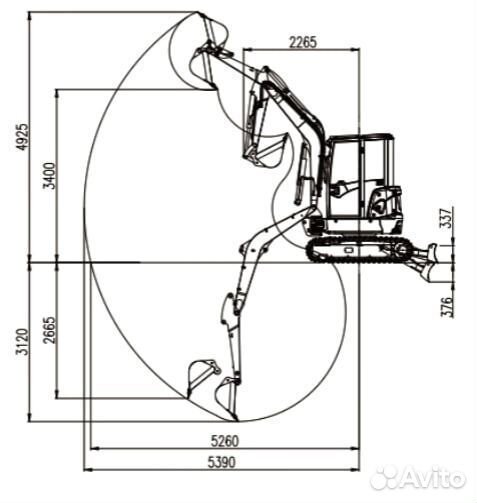 Мини-экскаватор Lonking CDM6035, 2023