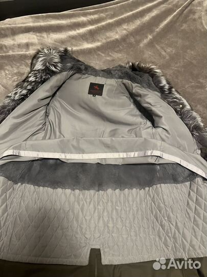 Парка с натуральным мехом 42 44