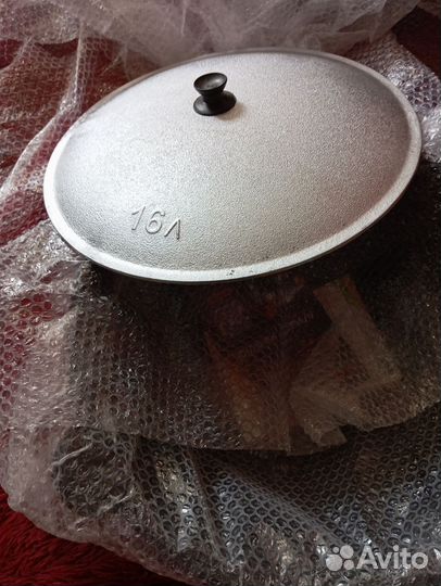 Казан чугунный 16л новый