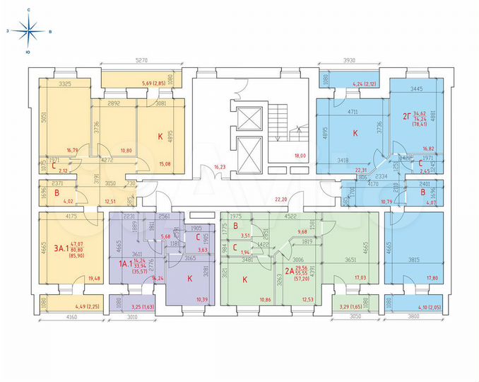 1-к. квартира, 35,5 м², 2/14 эт.