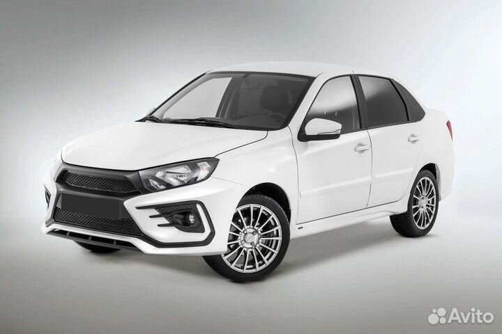 Бампер передний Гранта FL ”xmug”