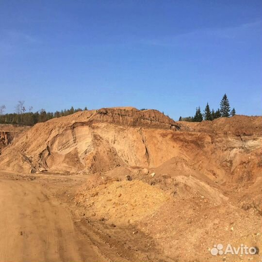 Песок карьерный с доставкой