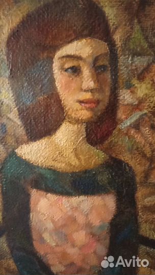 Картина маслом на холсте Армянка 2001 оригинал