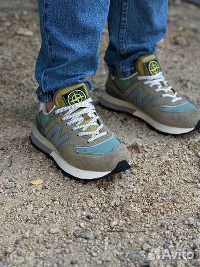 Кроссовки мужские New balance stone island