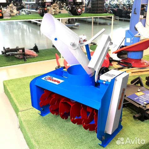 Снегоуборщик для мотоблока Роторный Пахарь Нева