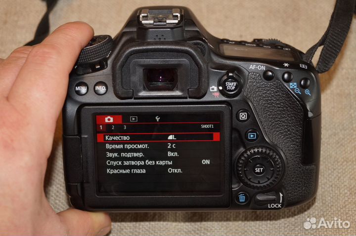 Canon 80d body 57200 кадров