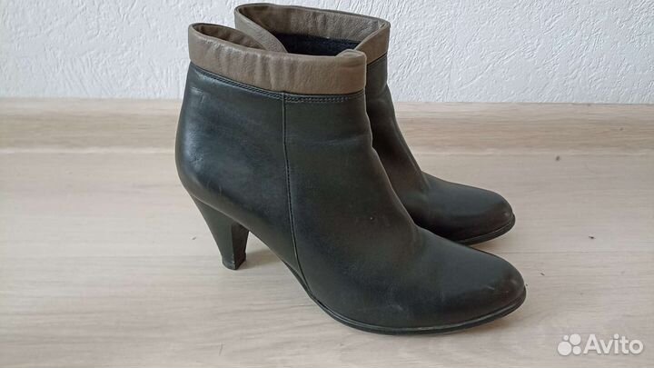 Ботильоны кожаные 37