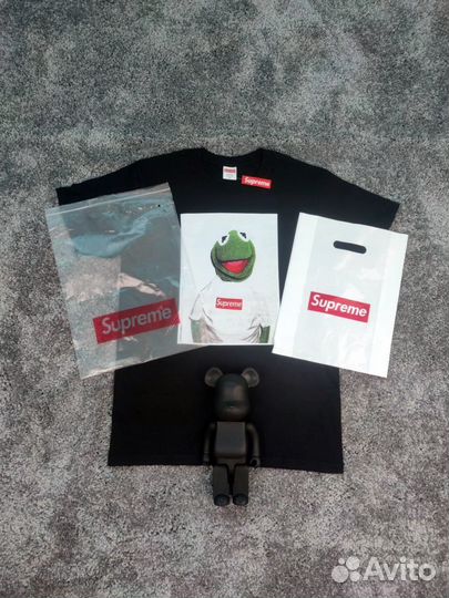 Футболки Supreme The Kermit logo