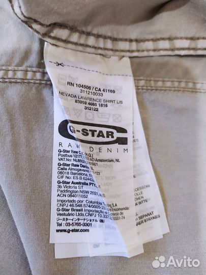 Рубашка G-star RAW(L) оригинал