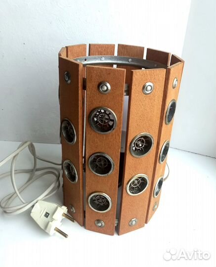 Лампа (Ночник) Деревянный Абажур СССР