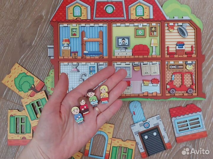 Развивающие игрушки-пазлы(пакетом)