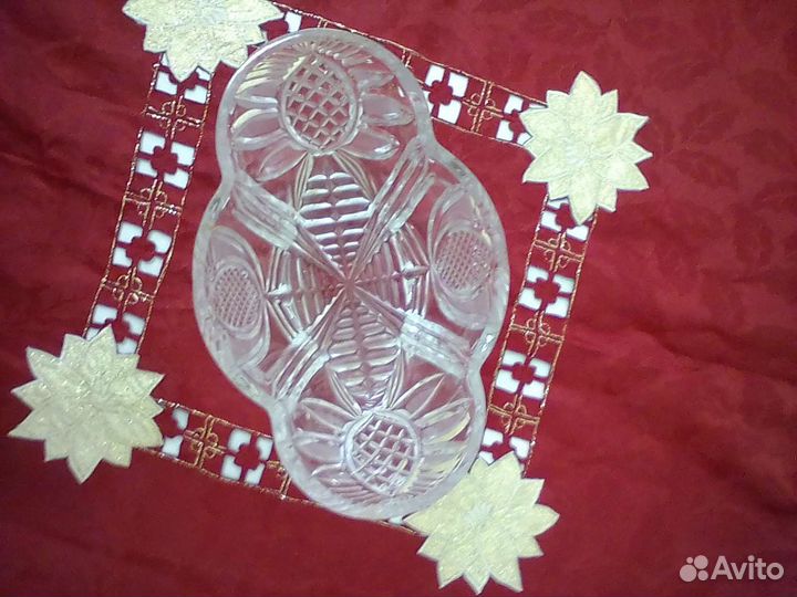 Салатник хрустальный