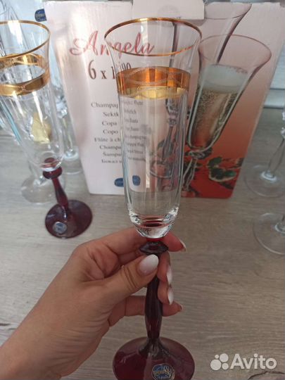 Бокалы для шампанского Bohemia