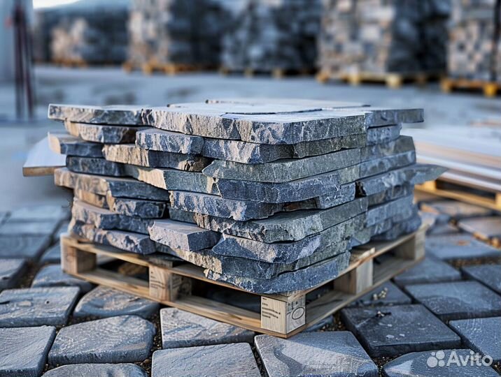 Гранитная колотая брусчатка