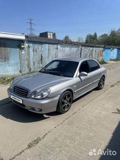 Hyundai Sonata 2.0 AT, 2005, битый, 310 000 км